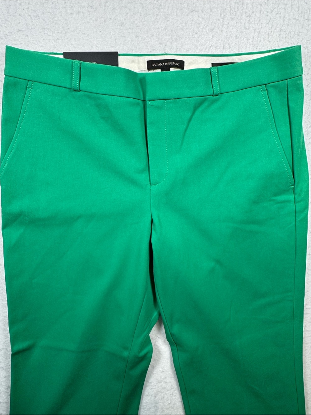 NWT Banana Republic Ryan Green Straight Leg Pants Size 12 - Picture 5 of 13